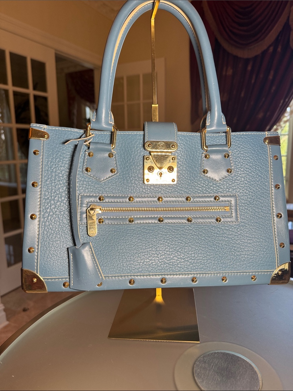 Louis Vuitton Suhali leather Le Fabuleux Bleu